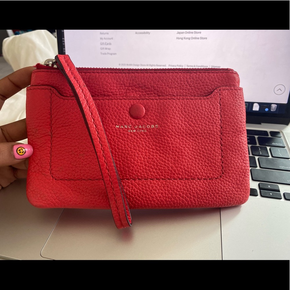 Marc Jacobs Leather Wristlet